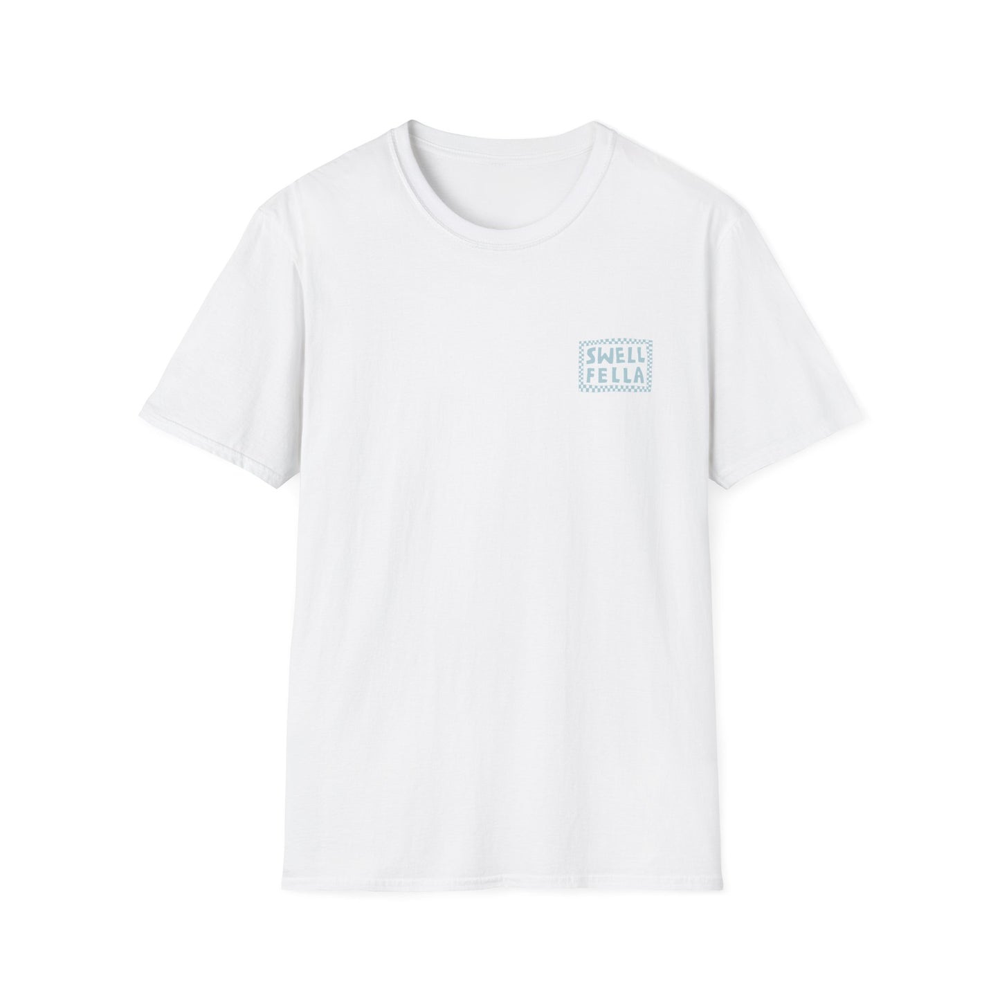 Swell Fella Checker Break Tee in Blue