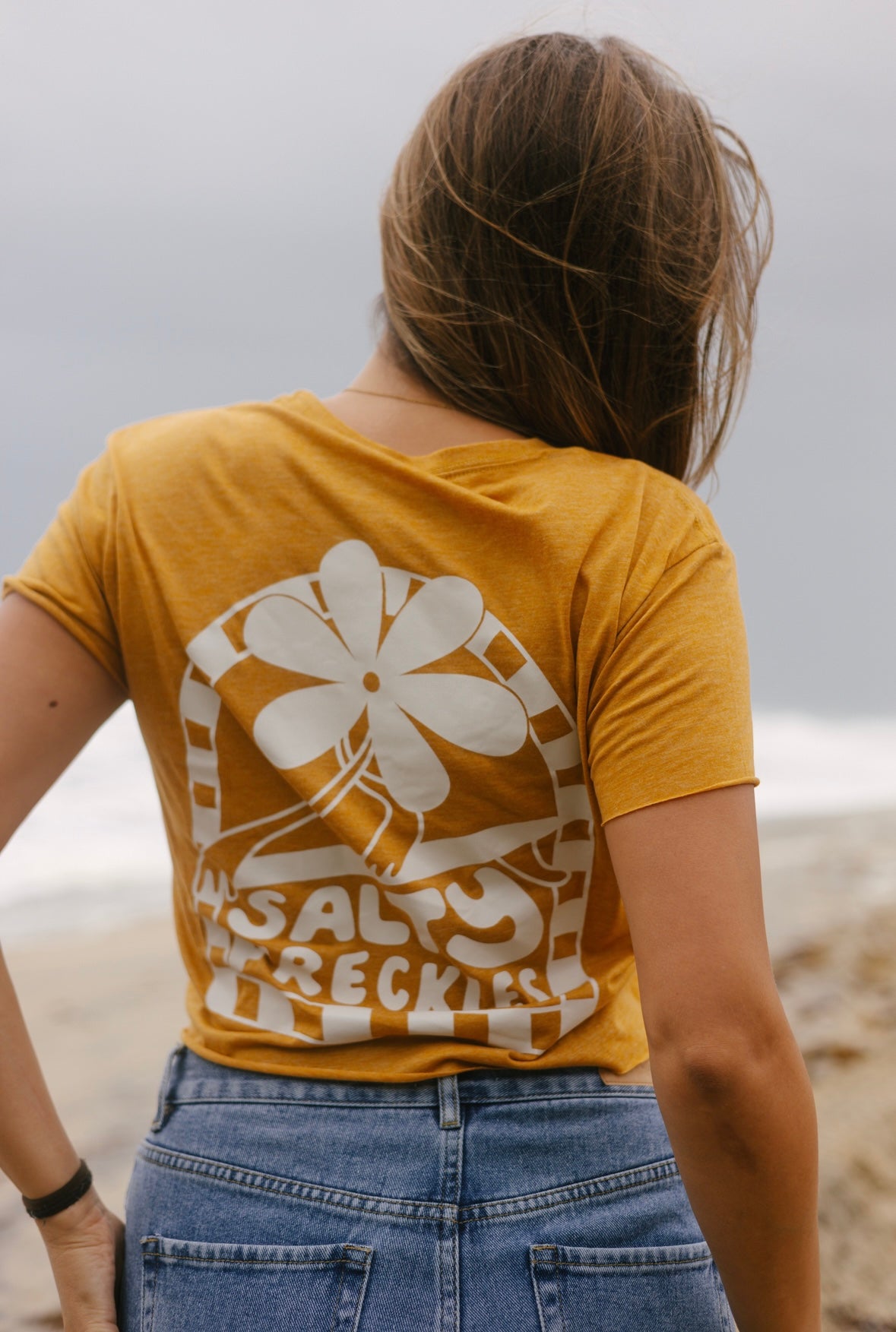 Checkered Salty Freckles - Midi Tee