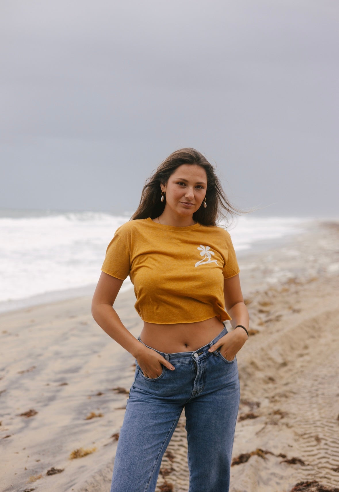 Checkered Salty Freckles - Midi Tee