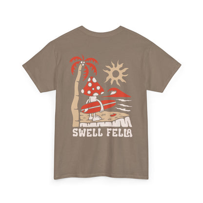 Swell Fella Retro Surf Mushroom Graphic Tee