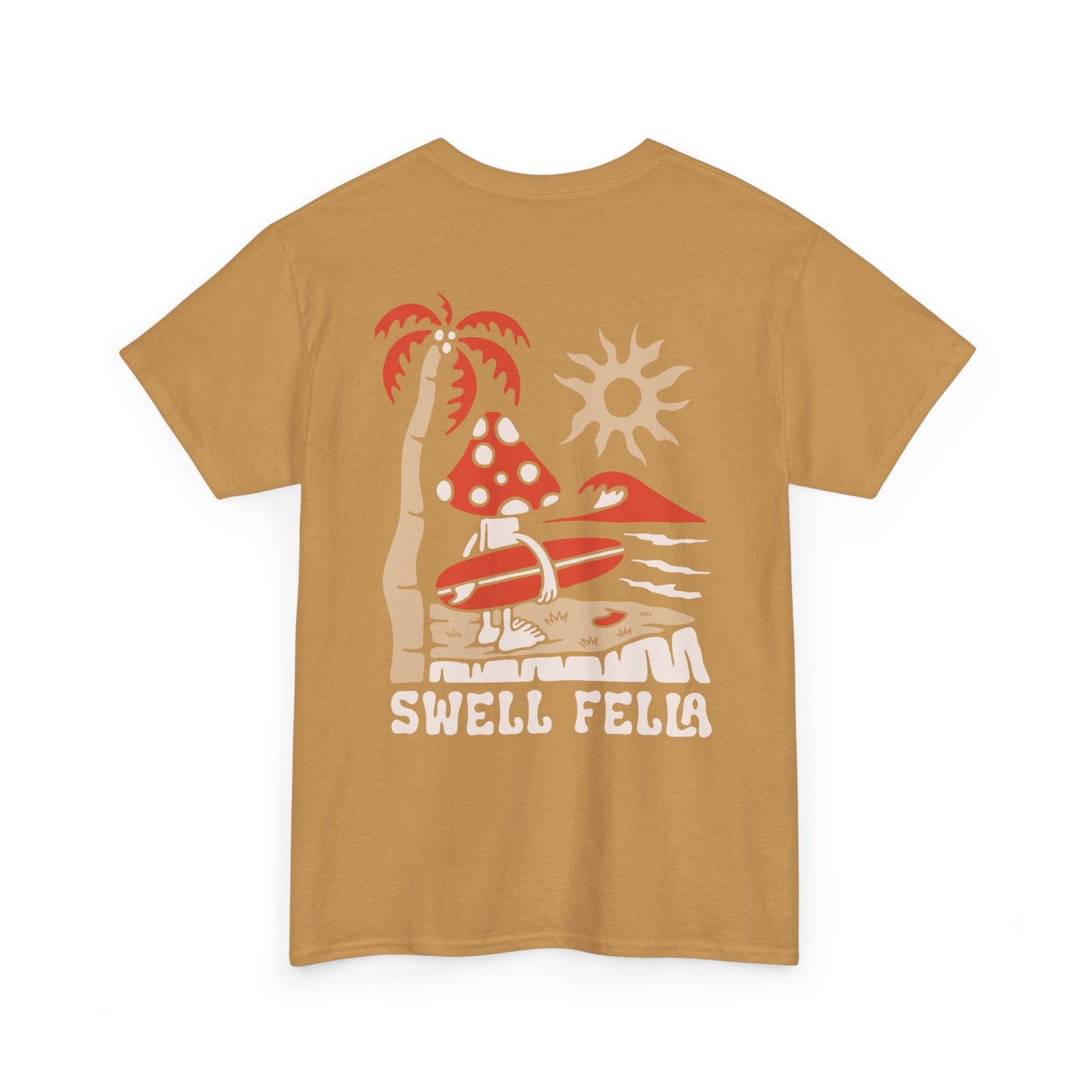 Swell Fella Retro Surf Mushroom Graphic Tee