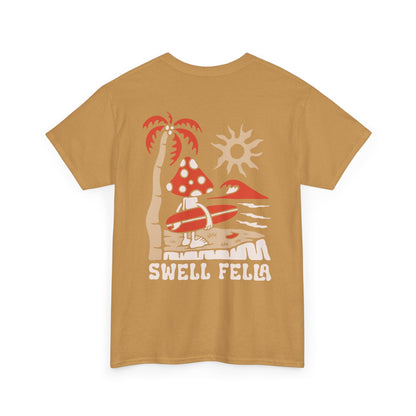 Swell Fella Retro Surf Mushroom Graphic Tee