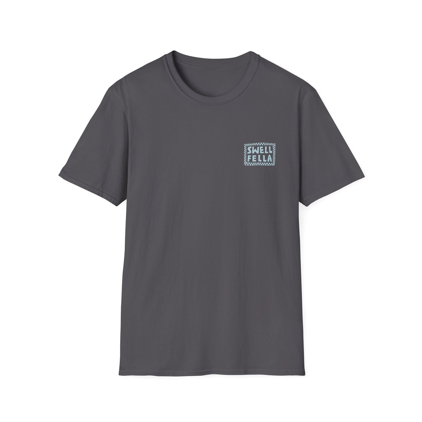 Swell Fella Checker Break Tee in Blue