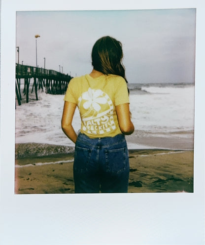 Checkered Funky Flora - Midi Tee