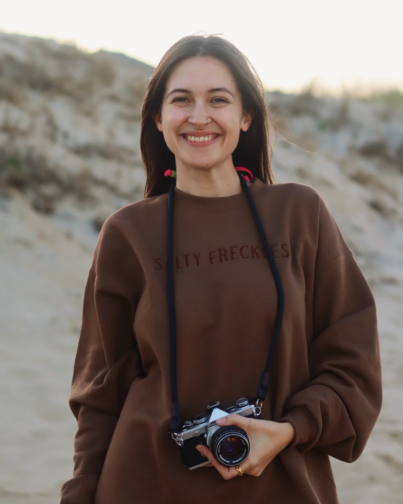 Embroidered Salty Freckles - Crew